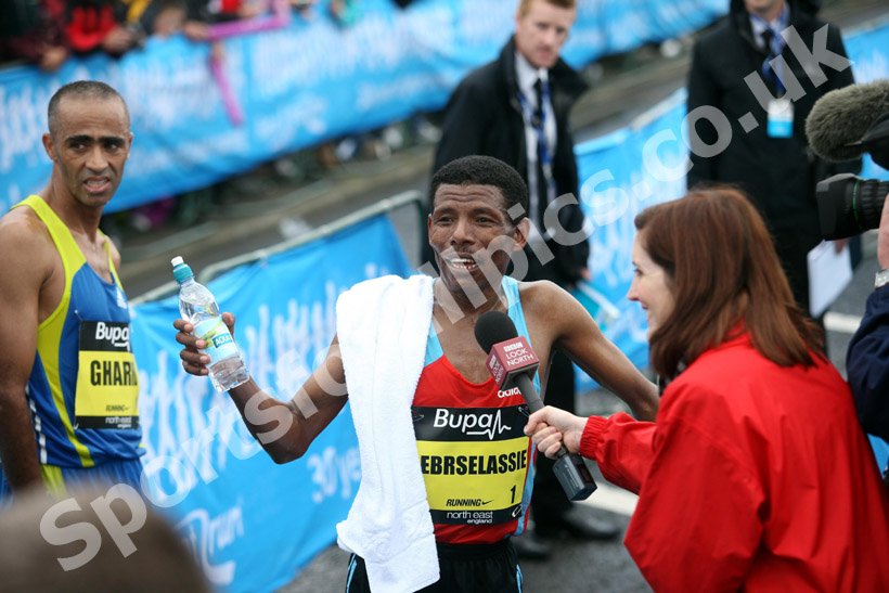 BUPA Great North Run winner Gebrselassie